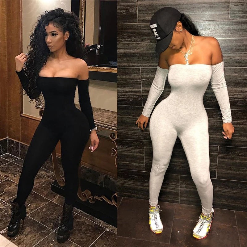 Off the Shoulder Jumpsuit