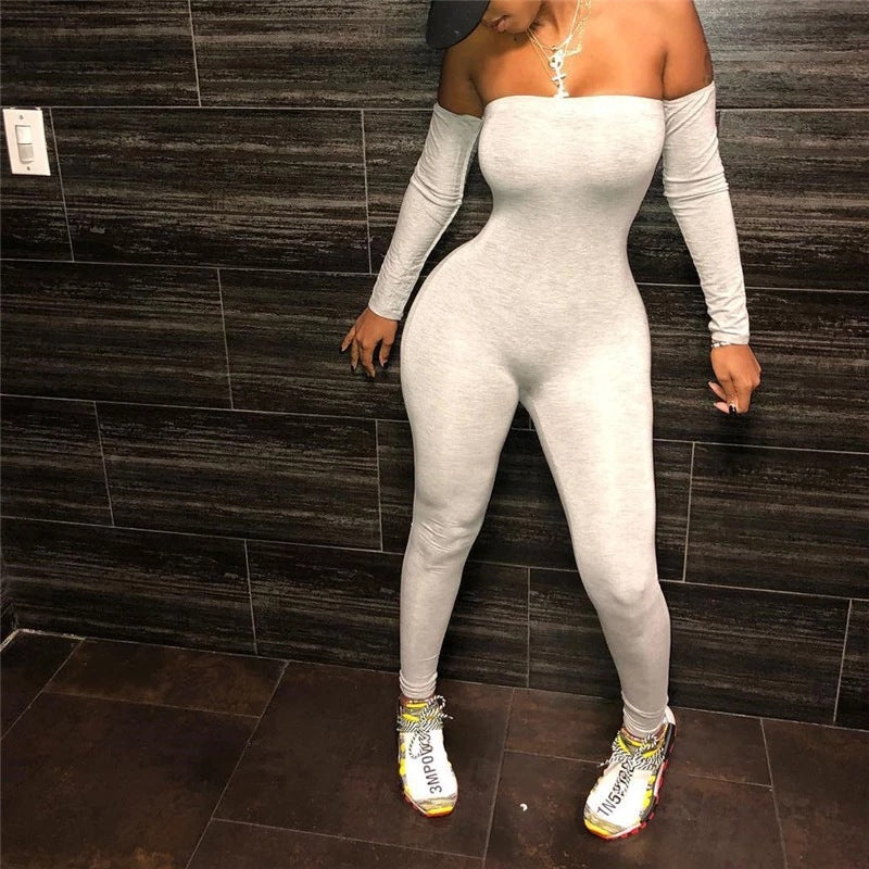 Off the Shoulder Jumpsuit